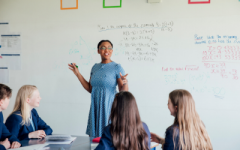 Teacher presenting 