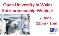 Open University in Wales Entrepreneurship Webinar